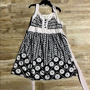 Black and white dress